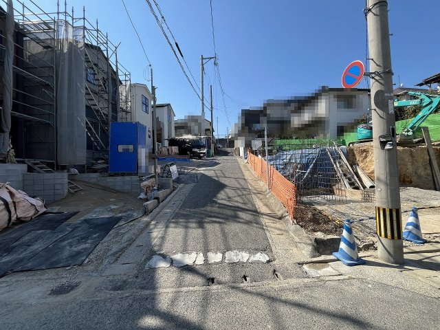 【その他】 | 福岡市南区長住1丁目2期　2号棟（全4棟）【仲介手数料無料・0円】 | 現地写真。前面道路です。