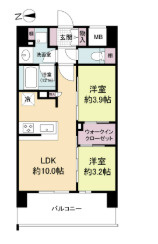 ソルレヴェンテ新梅田の間取り|ソルレヴェンテ新梅田　間取り