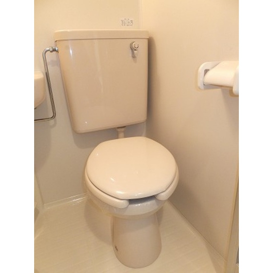 ライフピア松ノ木Ａ棟のトイレ|落ち着いた色調のトイレです