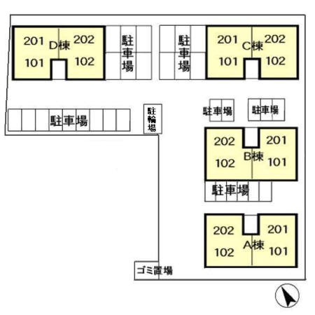 ほほえみABCDの区画図
