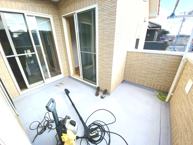 築浅　オール電化戸建　成田市本城中古戸建のバルコニー