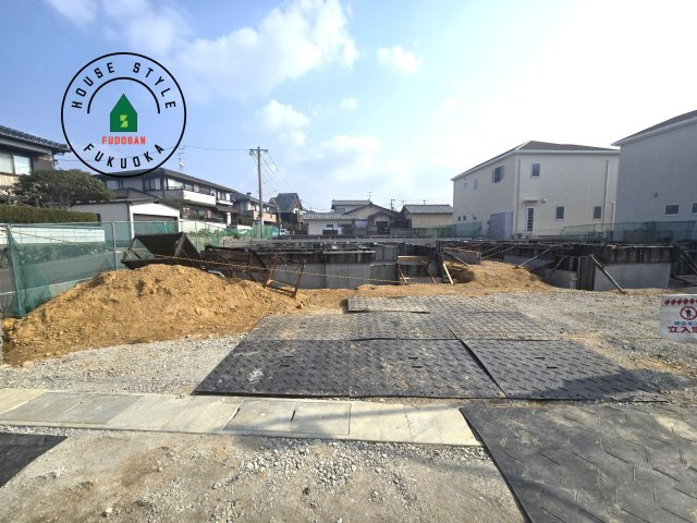 古賀市千鳥6丁目第2-3棟(1号棟）の外観|デザイン性のある外観です。