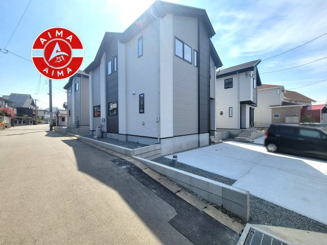 古賀市千鳥6丁目第2-3棟(1号棟）の外観|デザイン性のある外観です。
