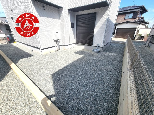 古賀市千鳥6丁目第2-3棟(1号棟）の庭|お庭で自由な時間を過ごせます。