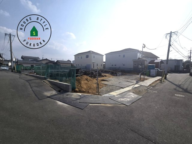 古賀市千鳥6丁目第2-3棟(1号棟）の前面道路含む現地写真|見学の時間などお気軽にお問い合わせ下さい。