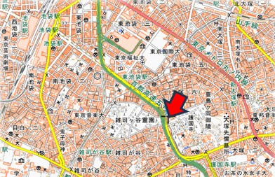 文京区1棟アパートの地図