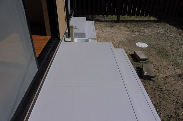 ディアコートAのバルコニー|バルコニーがあります