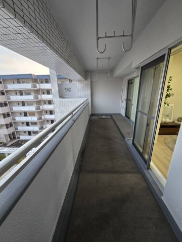 ロワールマンション西公園ビューA棟のバルコニー