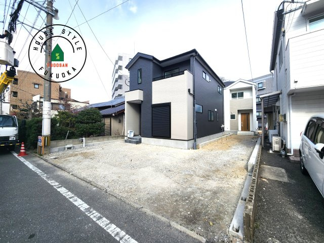 S・粕屋町若宮2丁目第4-2棟（1号棟）の前面道路含む現地写真|見学の時間などお気軽にお問い合わせ下さい。