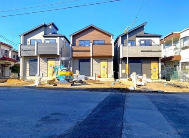 【新築】鶴ヶ島市上広谷３期 3号棟の外観|税制優遇の長期優良住宅です！