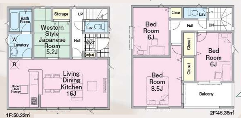 仲介手数料無料　CRADLE GARDEN清瀬市竹丘第11・新築全2棟　の間取り