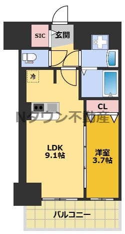 【間取り】 | プレサンス上前津ディアシス | 間取りです。