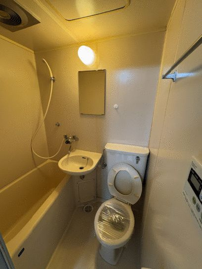 ブリュンヌコーポラスの浴室