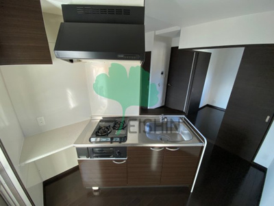 【キッチン】 | リアンシエルブルー東比恵2(小型犬飼育可能の追炊き付きデザイナーズ物件！) | シンプルな清潔感のあるキッチンです！