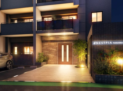 【エントランス】 | ネストピア福岡空港駅前