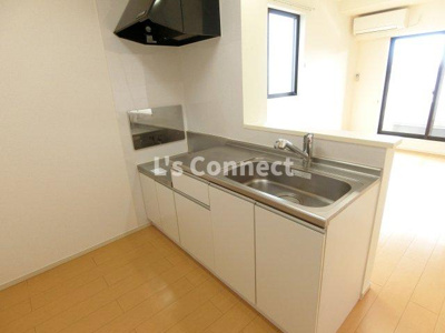 【キッチン】 | ソラーナ | ２口ガスコンロ設置可能な対面キッチンです。