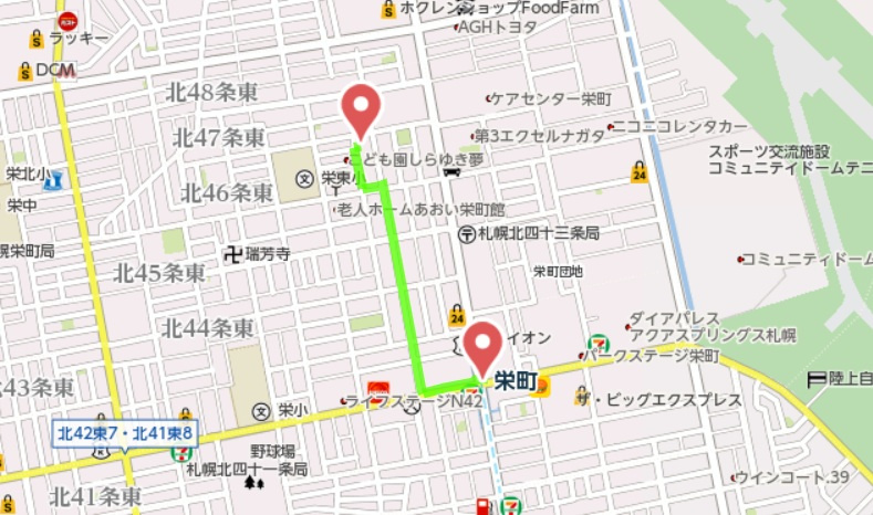 【新築戸建】札幌市東区北46条東14丁目2棟の地図