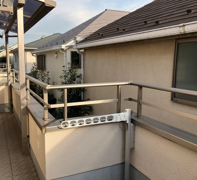 上用賀戸建のバルコニー