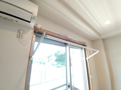 室内物干しがございます。