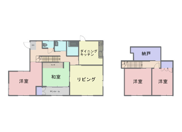 ベルウッド箱田の間取り
