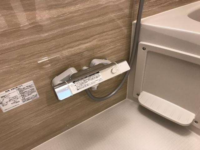 リーセント　カーサの浴室|サーモ式水栓