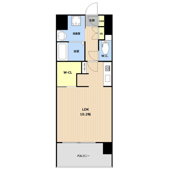 【間取り】 | LIBTH博多駅南Ⅲ