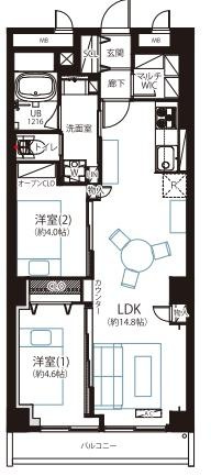 【間取り】 | 秀和第２奥沢レジデンス