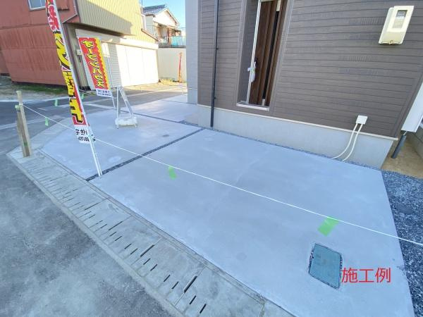 豊川市諏訪西町59期　全3棟・3号棟の駐車場|施工例