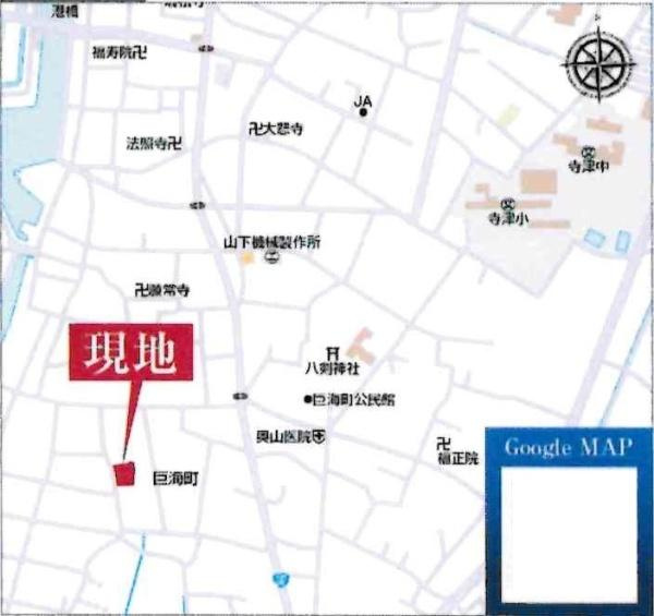西尾第77巨海町　全4棟・2号棟のその他|交通アクセス図です。