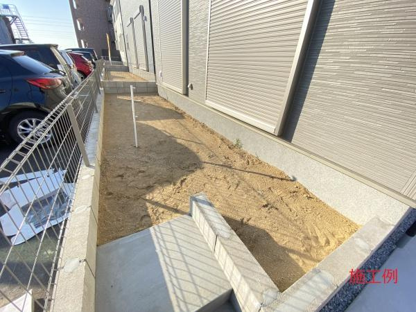 西尾第77巨海町　全4棟・4号棟の庭|施工例
