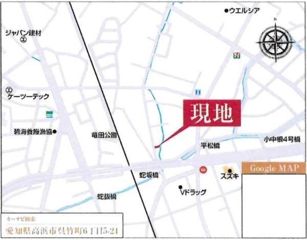 高浜市呉竹町第4　全2棟・1号棟のその他|交通アクセス図です。
