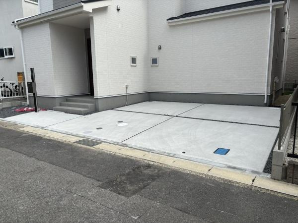 安城市古井町揚り登11番　全1棟・A号棟の駐車場|２台駐車できます！