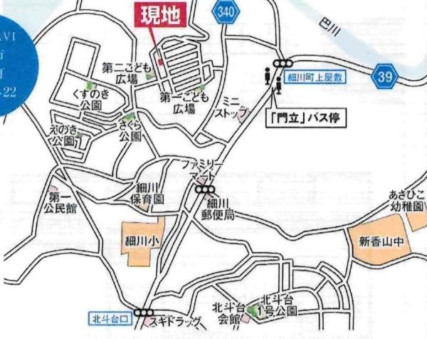 岡崎市細川町2期　全2棟・1号棟のその他|交通アクセス図です。