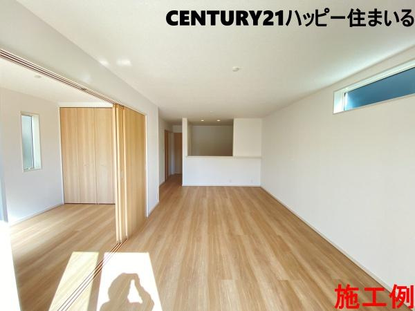 岡崎市細川町2期　全2棟・1号棟の居間・リビング|施工例