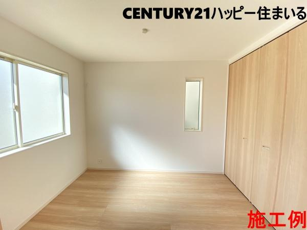 岡崎市細川町2期　全2棟・1号棟の洋室|施工例
