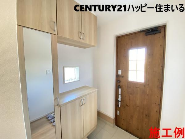 岡崎市細川町2期　全2棟・2号棟の玄関|施工例