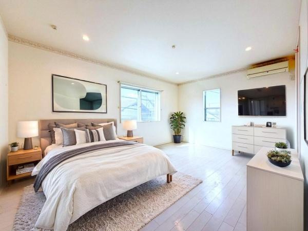 横浜市磯子区森６丁目の中古一戸建の寝室