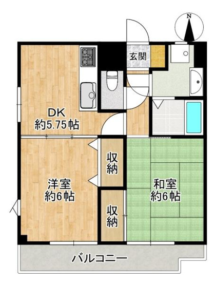 【間取り】 | プロスパーI東大阪　中古マンション