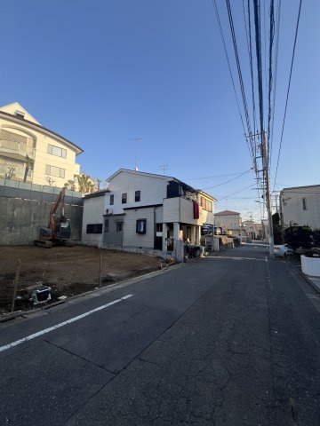 大田区西馬込1丁目 建築条件付売地の前面道路含む現地写真