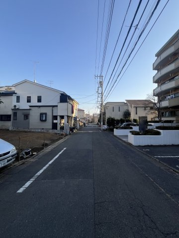 大田区西馬込1丁目 建築条件付売地の前面道路含む現地写真