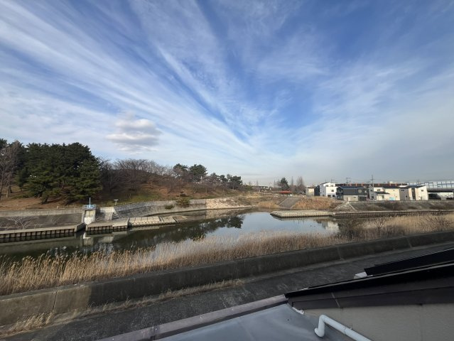 貝塚市澤テラスのバルコニー