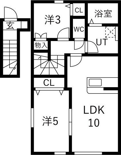 Lou lou Bの間取り