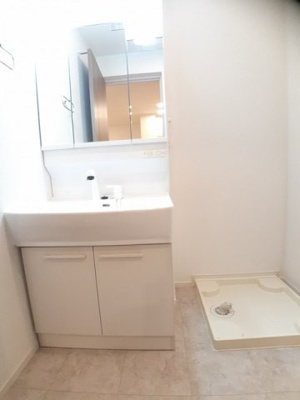 【洗面所】 | ハーモニー紀の川　Ⅲ | 使いやすい洗面所です