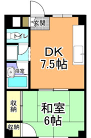 茨城県笠間市　1棟マンションの間取り