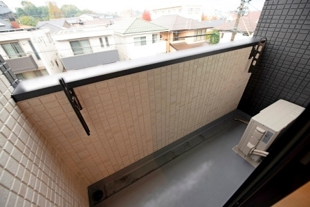 ヴァンベール岡崎のバルコニー