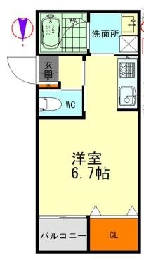 ヴァンベール岡崎の間取り