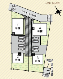 CRADLE GARDEN高崎市金古町第16の区画図