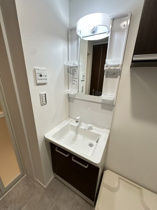 忙しい朝には欠かせない洗面所です