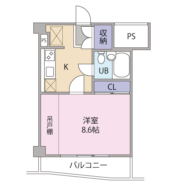 ☆１K間取り図☆