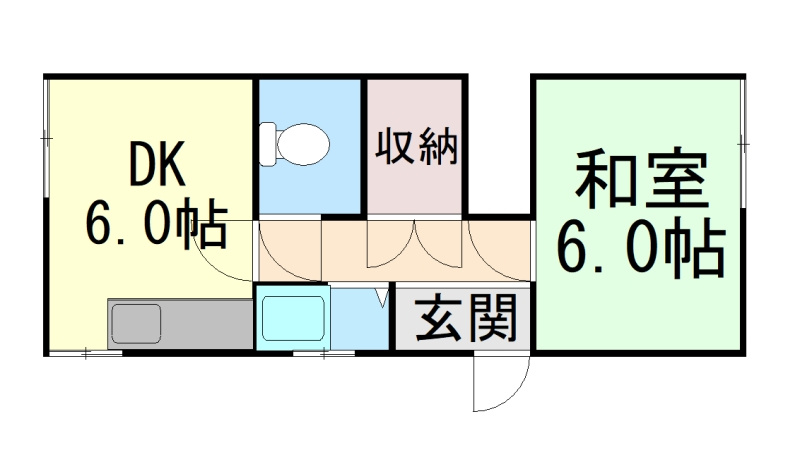灘北ハイツの間取り